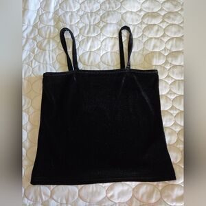 CRUSHED VELVET VINTAGE 90s Y2k Cami Slip Cropped Whimsigoth Witchy Tank Retro